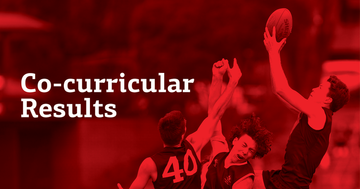 Co-curricular Results Term 3, Week 3, 2020